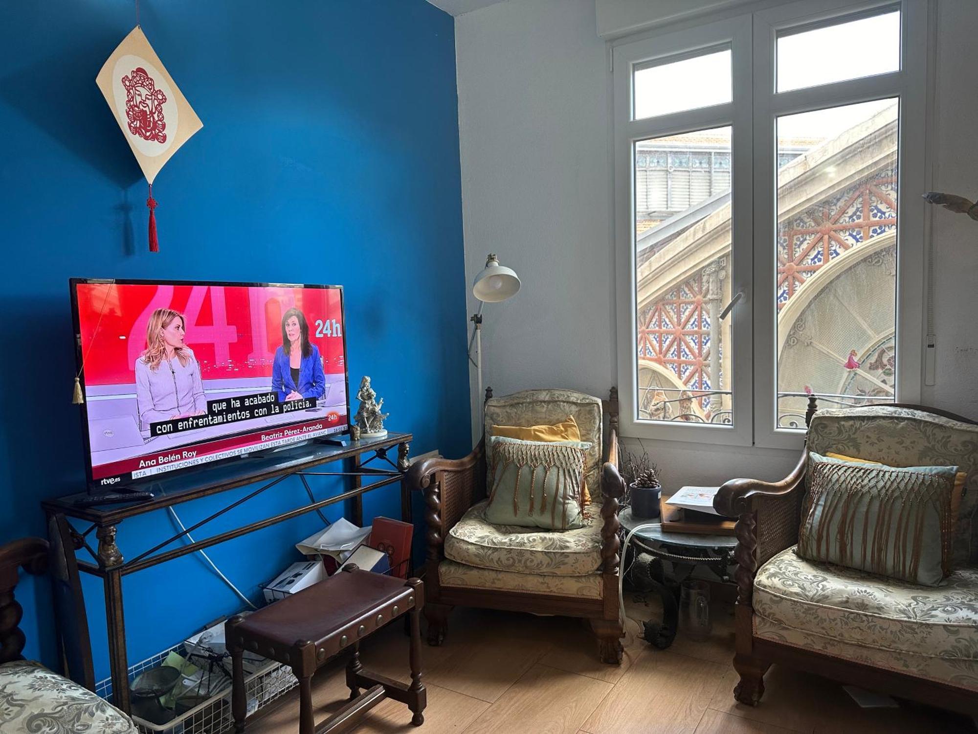 Mirador 1 Del Mercado Central - Habitacion Con Bano Privado En El Centro De La Ciudad Vella Valencia Luaran gambar