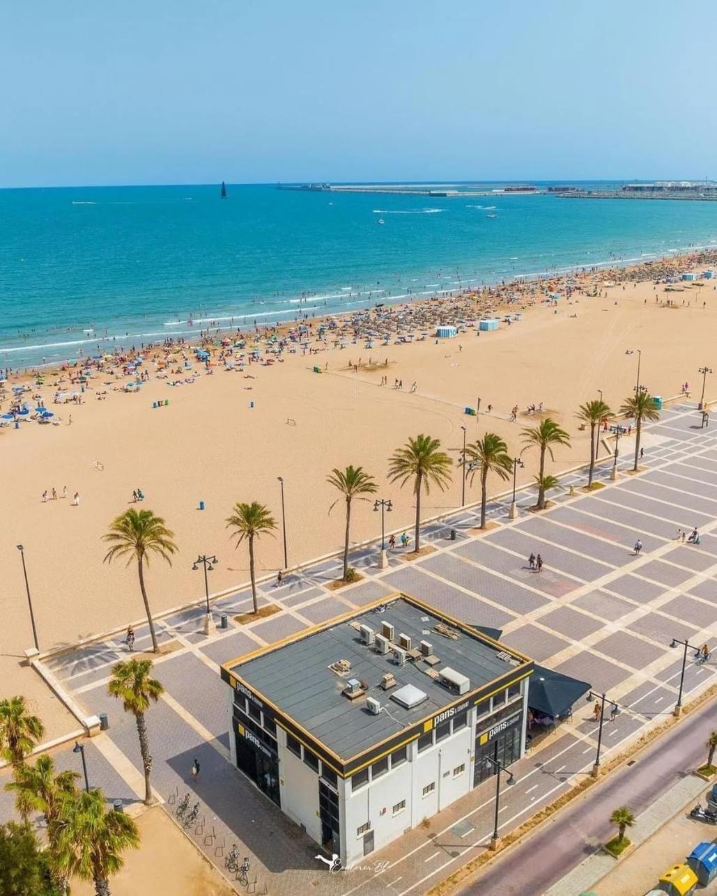 Mirador 1 Del Mercado Central - Habitacion Con Bano Privado En El Centro De La Ciudad Vella Valencia Luaran gambar
